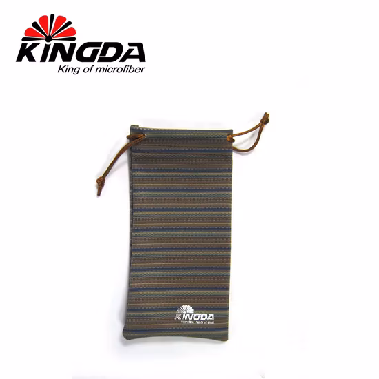 Sac de poche en microfibre pour lunettes de ski avec logo personnalisé imprimé