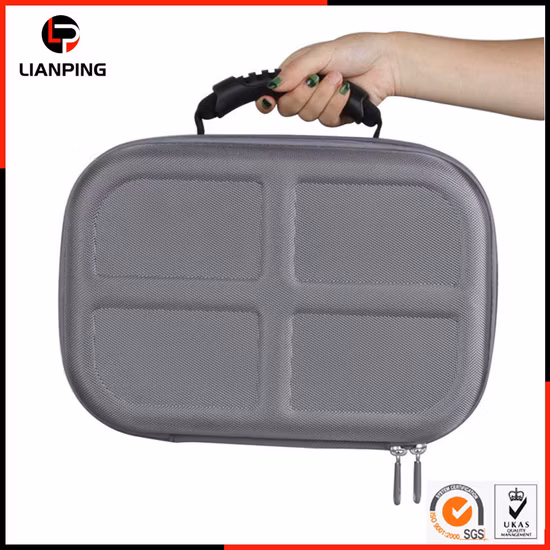 Cas portatif antichoc fait sur commande de lunettes d'EVA Vr de tirette dure de Shell