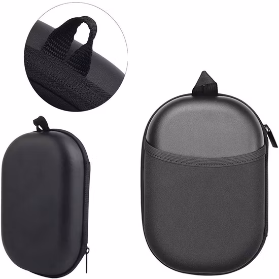 Coque rigide noire personnalisée pour casque de téléphone, câble USB Bluetooth, étui rigide de rangement Portable en EVA